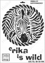 Schablone-Stencil A3 442-0990 Zebra in Kettendesign